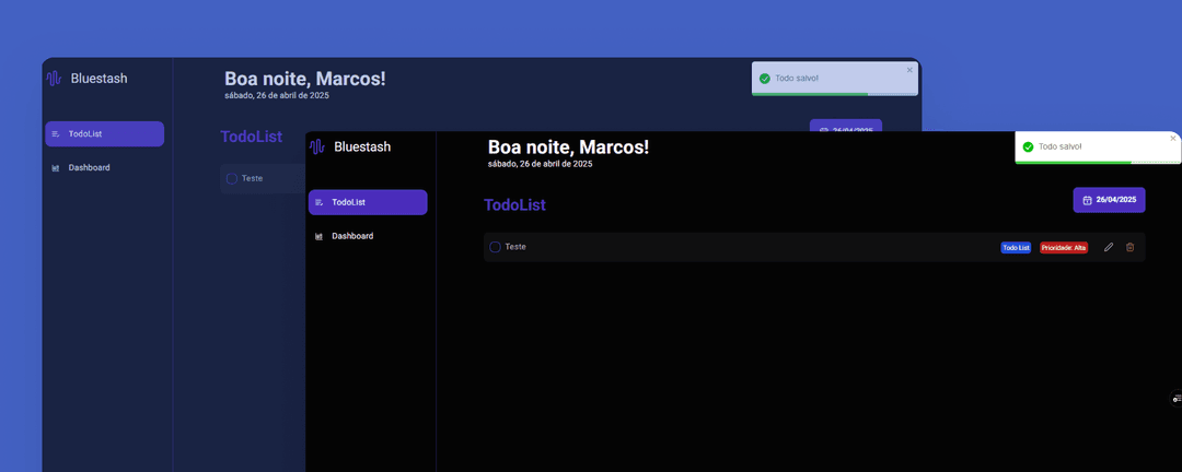 APP de Organização Pessoal e Gestão de Tarefas | Bluestash